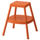 HADDARP Step stool, 4-way orange