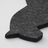 HÄSTHAGE Pot stand, grey