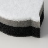 HÄSTHAGE Sponge, black/white