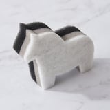 HÄSTHAGE Sponge, black/white