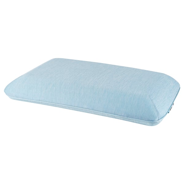 HÅRGÄNGEL Ergonomic pillow, side/back sleeper, light blue, 41x71 cm