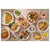 HARMYNTA Deep plate, white, 22 cm