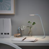 HÅRTE LED work lamp, light blue/silver-colour