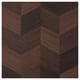 Option: HASSLARP Door, brown patterned, 40x40 cm