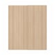 Beige wood door with aluminium rail