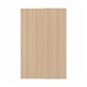 Wood effect HASVIK door in beige. Light, rectangular, sliding with textured foil.