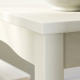 HAUGA / HAUGA Table and 4 chairs, white/white, 118x74 cm