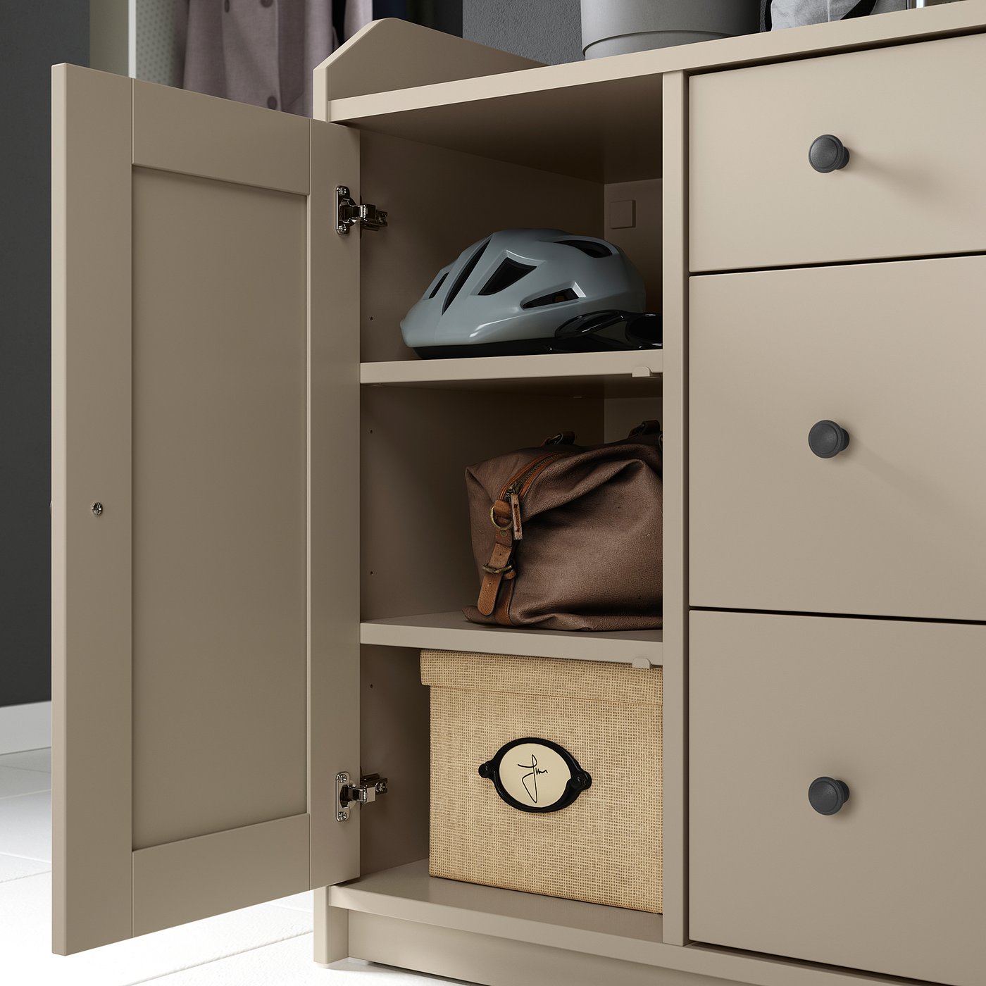 IKEA HAUGAシリーズ　サイドボード HAUGA sideboard, white, 140x84 cm - IKEA