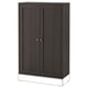 Option: HAVSTA Cabinet, dark brown, 81x35x123 cm