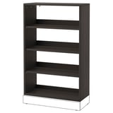 HAVSTA Shelving unit, dark brown, 81x35x123 cm
