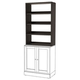 HAVSTA Shelving unit, dark brown, 81x35x123 cm