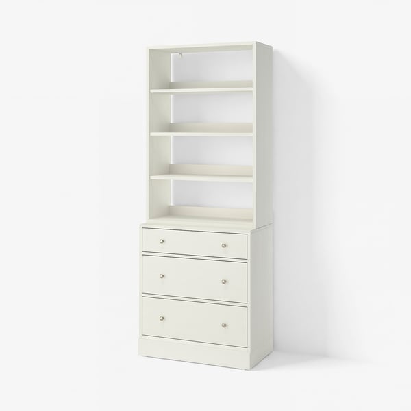 HAVSTA Storage combination, white, 81x47x212 cm