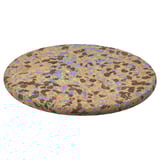 HEAT Pot stand, cork patterned/light blue, 19 cm
