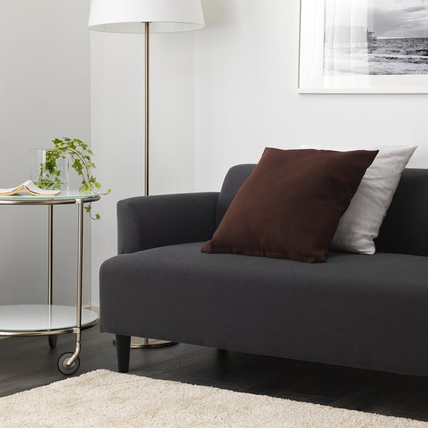 Hemlingby 2 Seat Sofa Knisa Dark Grey Ikea
