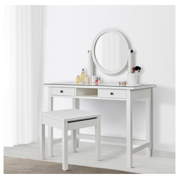 Hemnes Dressing Table With Mirror White Ikea