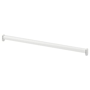 HJÄLPA Adjustable clothes rail, white, 60-100 cm