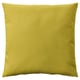 HJÄRTERÖ Cushion cover, yellow-green outdoor/indoor, 50x50 cm