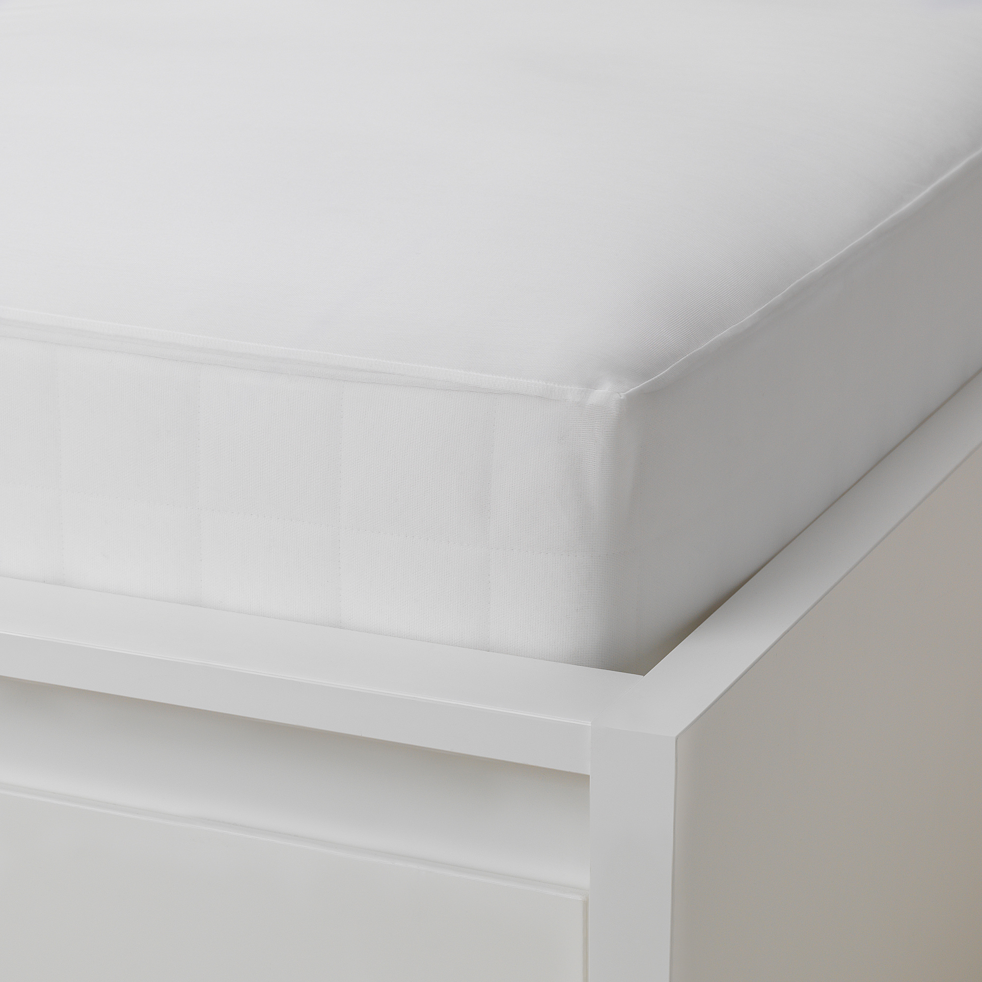 HÖSTVÄDD Fitted sheet, white, 160x200 cm IKEA