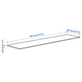 HOLMARED Worktop, bamboo/veneer, 181x45x2.8 cm