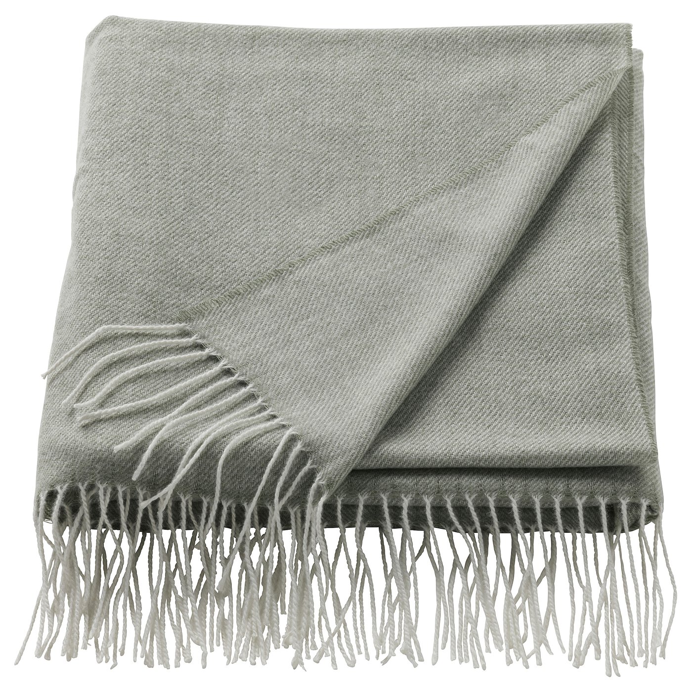 HOLMVI throw, light greygreen, 120x160 cm IKEA