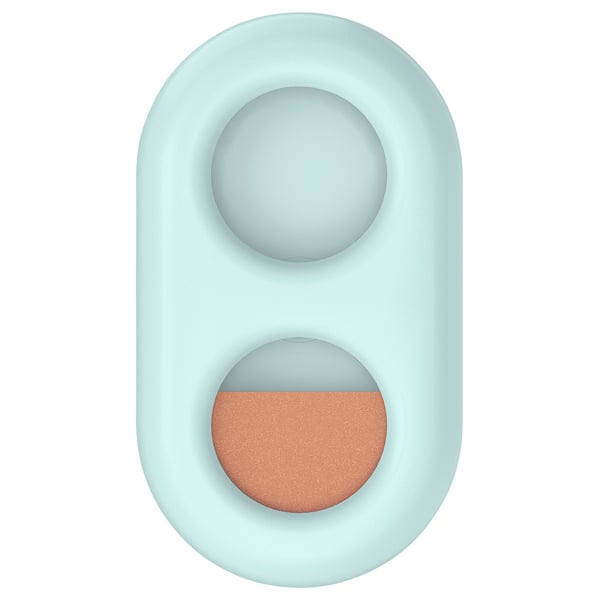 HUMLESJÖN Timer with suction cup, turquoise