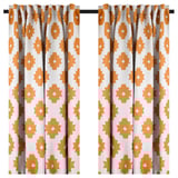 IDALENA Room darkening curtains, 1 pair, yellow, 145x250 cm