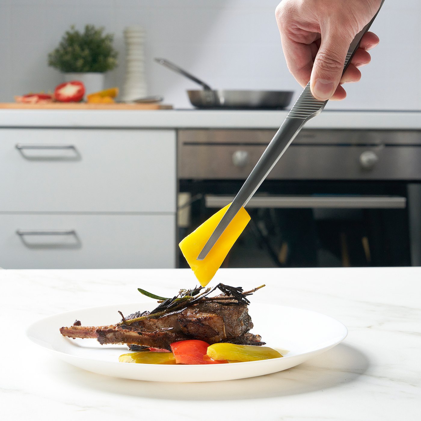 IDEALISK cooking tweezers, stainless steel - IKEA