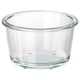 Option: IKEA 365+ Food container, round/glass, 600 ml