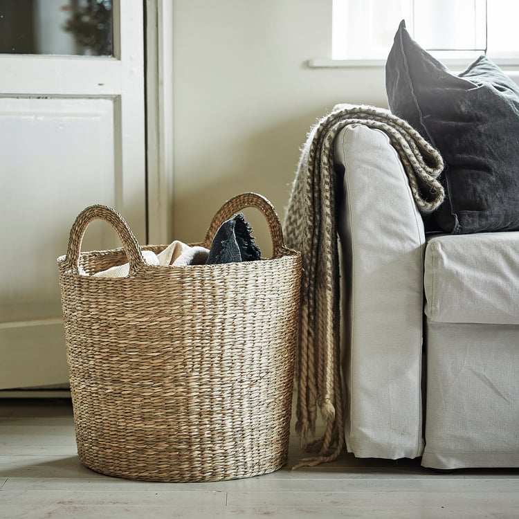 INSVEP Basket, seagrass, 48x50 cm IKEA