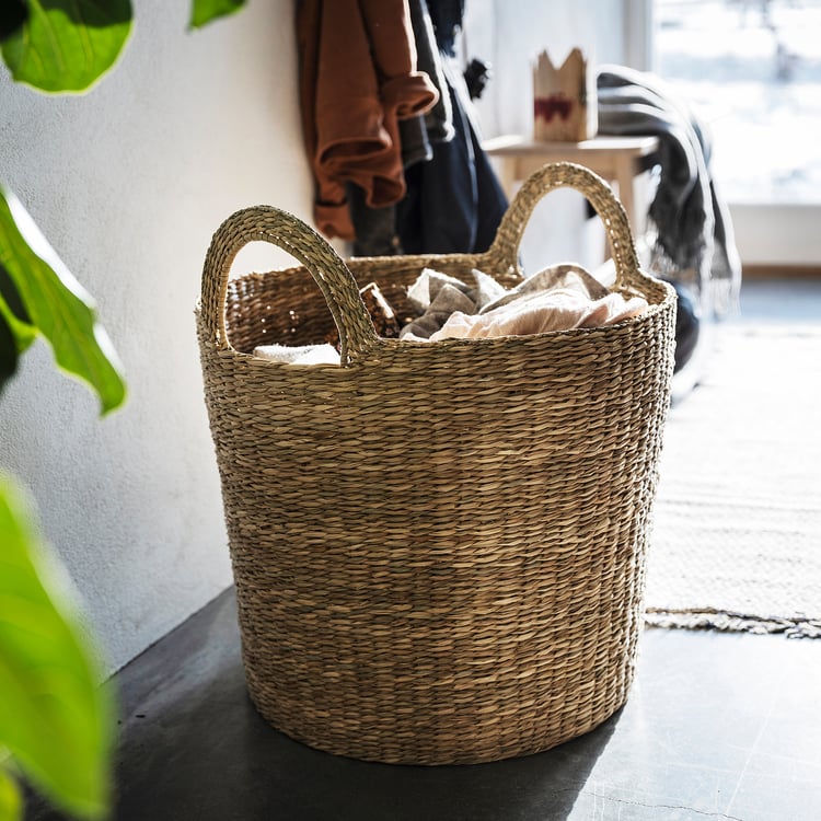 INSVEP Basket, seagrass, 48x50 cm IKEA