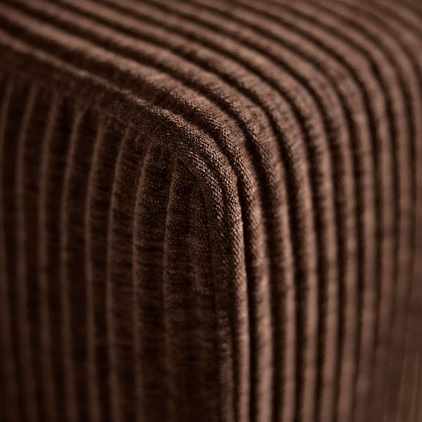 JÄTTEBO 2-seat modular sofa, with headrest/Samsala dark brown