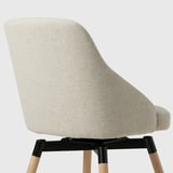 JANOLOF Swivel dining chair, Gunnared beige