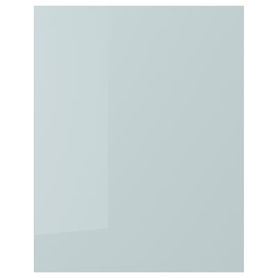 KALLARP Cover panel, high-gloss light grey-blue, 63x80 cm