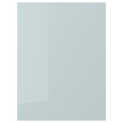 KALLARP Door, high-gloss light grey-blue, 60x80 cm