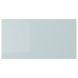 KALLARP Drawer front, high-gloss light grey-blue, 75x40 cm