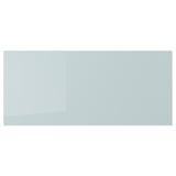 KALLARP Drawer front, high-gloss light grey-blue, 90x40 cm