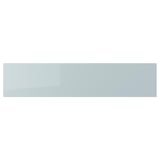 KALLARP Drawer front, high-gloss light grey-blue, 90x20 cm