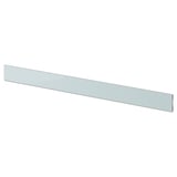KALLARP Plinth, high-gloss light grey-blue, 220x8 cm