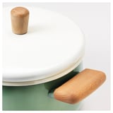 KASTRULL Pot with lid, green, 3 l