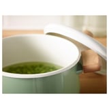 KASTRULL Pot with lid, green, 3 l