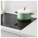 KASTRULL Pot with lid, green, 3 l