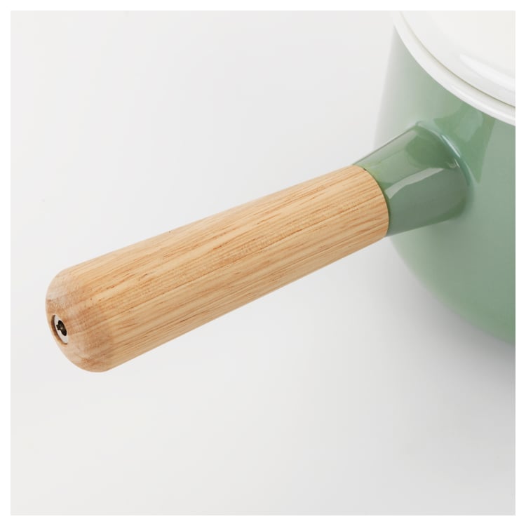 KASTRULL saucepan with lid, green, 1.5 l IKEA