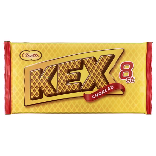 KEXCHOKLAD Filled wafers/cream-soft chocolate, 8 piece, 480 g
