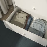 KILBERGET Chest of 5 drawers, white/anchor/unlock-function, 76x102 cm