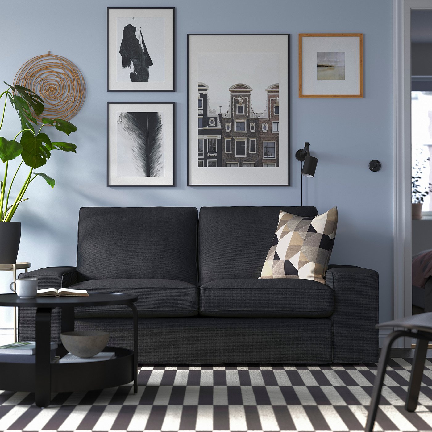 KIVIK 2-seat sofa, Tresund anthracite - IKEA
