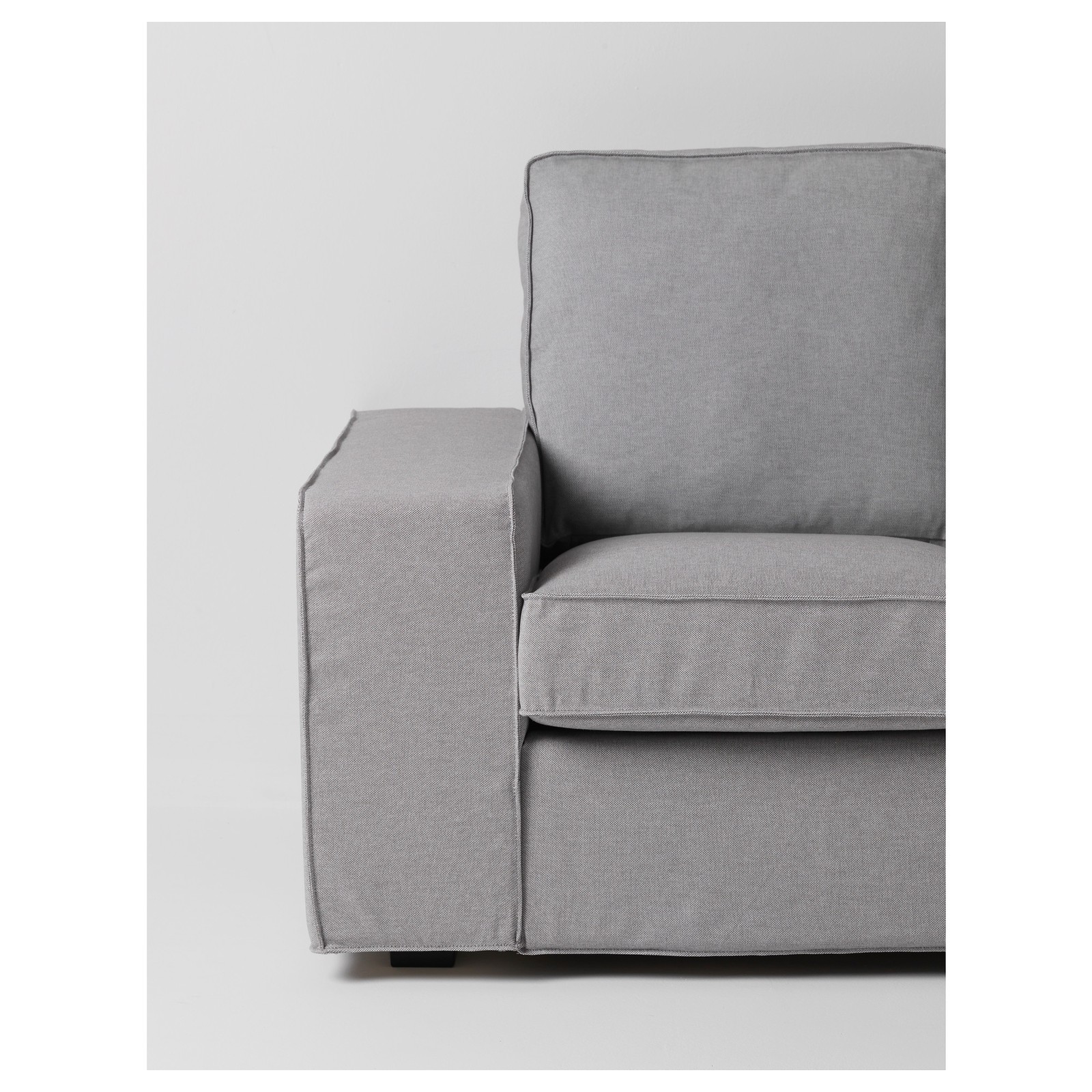 KIVIK Cover compact 2seat sofa, Orrsta light grey IKEA