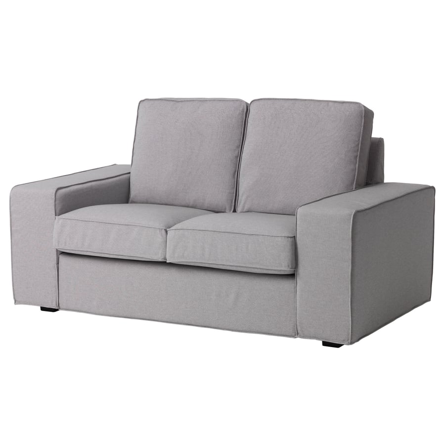 KIVIK Cover compact 2seat sofa, Orrsta light grey IKEA