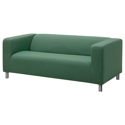 KLIPPAN Cover for 2-seat sofa, Vissle green