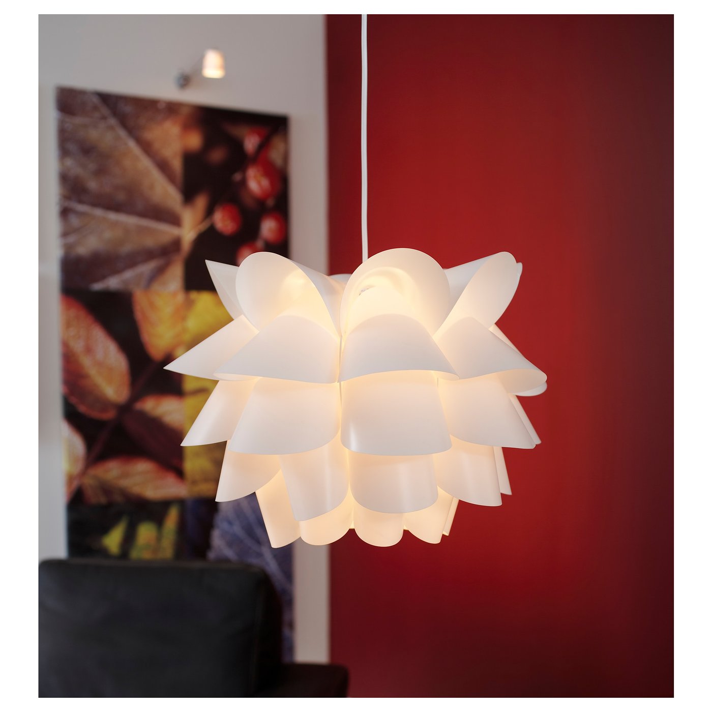 Free shipping Ikea KNAPPA Pendant Lamp, Artichoke inspired Mid Century  Modern Light New NIP,Acrylic PP