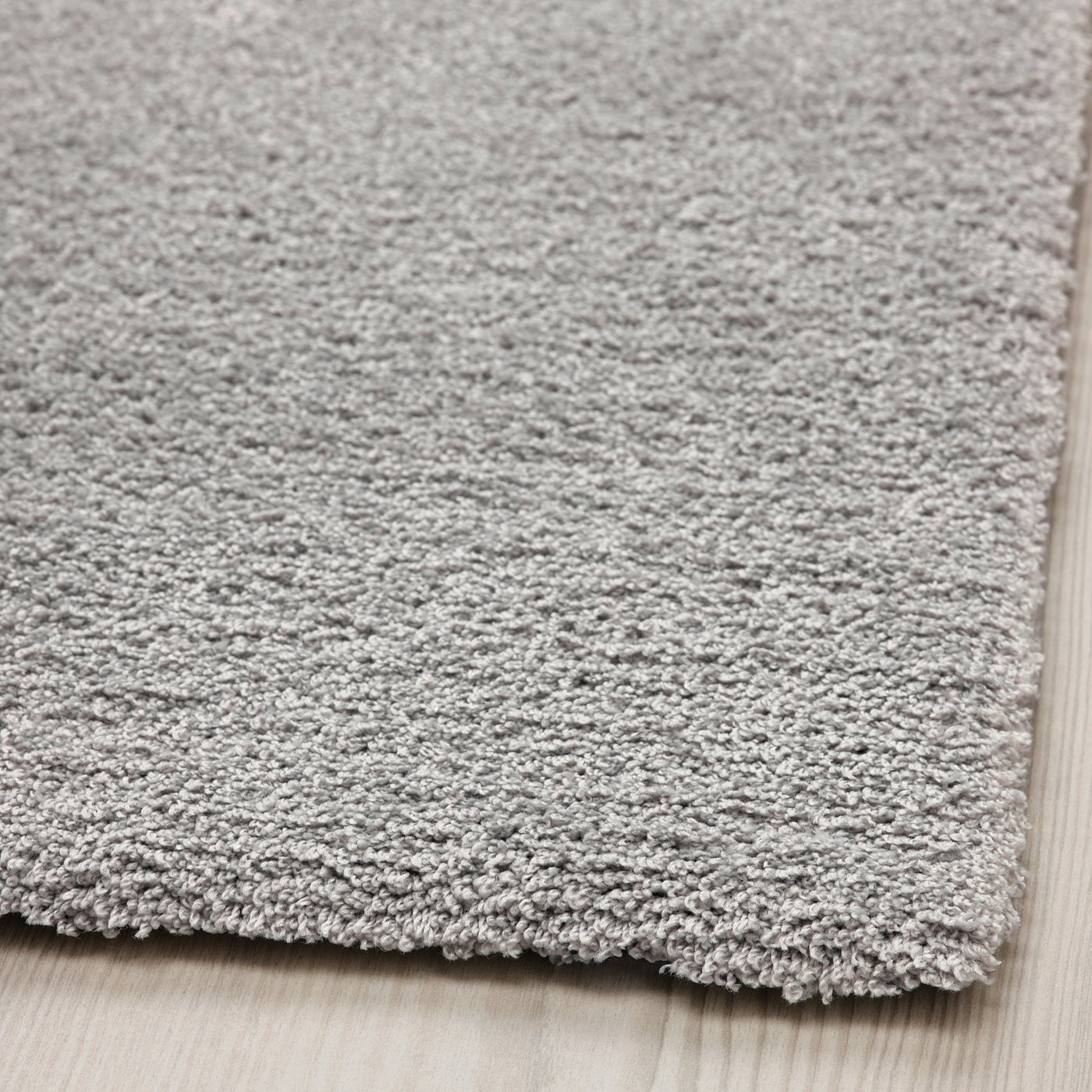 KNARDRUP rug, low pile, light grey, 133x195 cm - IKEA